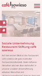 Mobile Screenshot of cafesowieso.ch